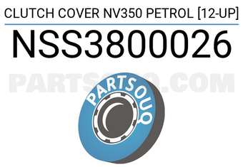 SCHNIEDER NSS3800026 CLUTCH COVER NV350 PETROL [12-UP]
