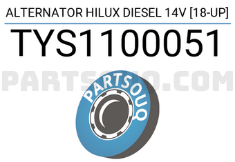 SCHNIEDER TYS1100051 ALTERNATOR HILUX DIESEL 14V [18-UP]