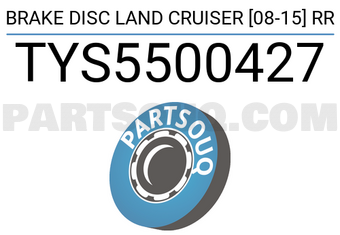 SCHNIEDER TYS5500427 BRAKE DISC LAND CRUISER [08-15] RR