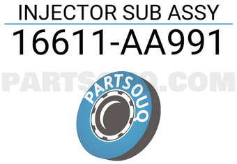Subaru 16611AA991 INJECTOR SUB ASSY