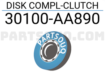Subaru 30100AA890 DISK COMPL-CLUTCH