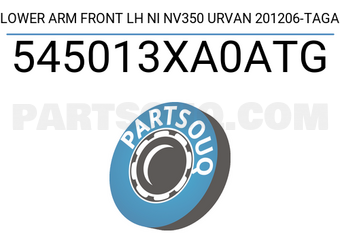 TAGA 545013XA0ATG LOWER ARM FRONT LH NI NV350 URVAN 201206-TAGA