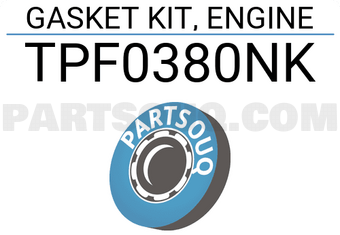 TOP TPF0380NK GASKET KIT, ENGINE