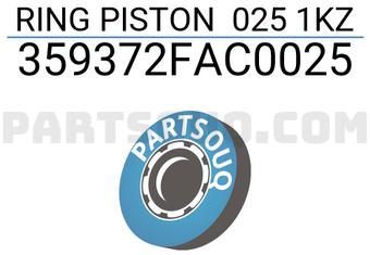 TP 359372FAC0025 SEGMENT DE PISTON 025 1KZ