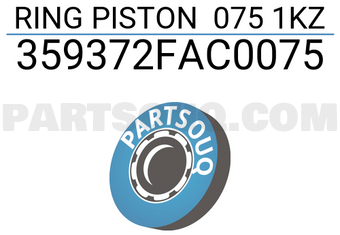 TP 359372FAC0075 SEGMENTS DE PISTON 075 1KZ