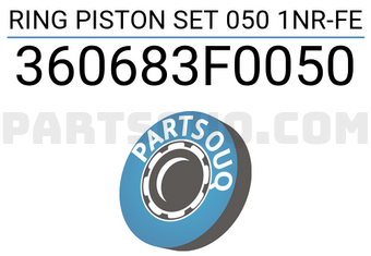 TP 360683F0050 RING PISTON SET 050 1NR-FE