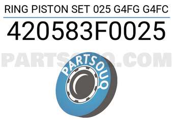 TP 420583F0025 طقم حلقات مكبس 025 G4FG G4FC