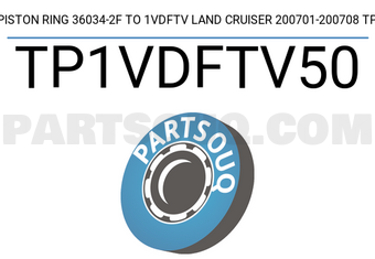 TP TP1VDFTV50 PISTON RING 36034-2F TO 1VDFTV LAND CRUISER 200701-200708 TP