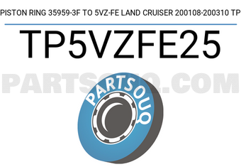 TP TP5VZFE25 PISTON RING 35959-3F TO 5VZ-FE LAND CRUISER 200108-200310 TP