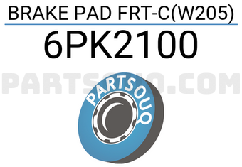 TRW 6PK2100 BRAKE PAD FRT-C(W205)