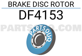 TRW DF4153 BRAKE DISC ROTOR