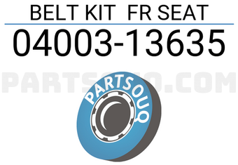 Toyota 0400313635 BELT KIT FR SEAT