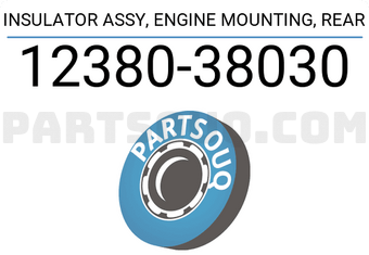 Toyota 1238038030 INSULATOR ASSY, ENGINE MOUNTING, REAR