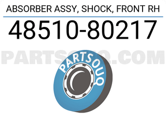 Toyota 4851080217 ABSORBER ASSY, SHOCK, FRONT RH