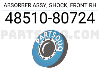 Toyota 4851080724 ABSORBER ASSY, SHOCK, FRONT RH