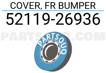 Toyota 5211926936 COVER, FR BUMPER