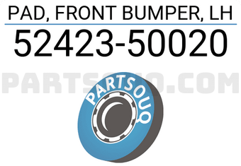 Toyota 5242350020 PAD, FRONT BUMPER, LH