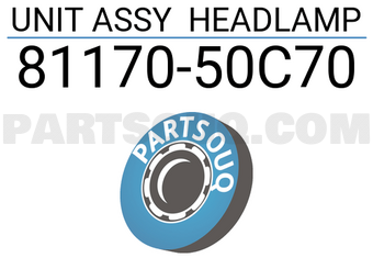 Toyota 8117050C70 UNIT ASSY HEADLAMP
