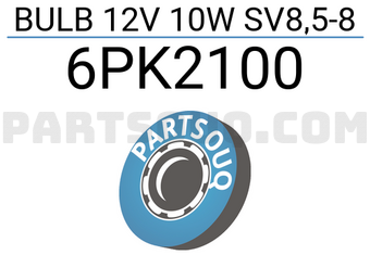Trifa 6PK2100 BULB 12V 10W SV8,5-8