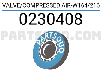 TruckTec 0230408 VALVE/COMPRESSED AIR-W164/216