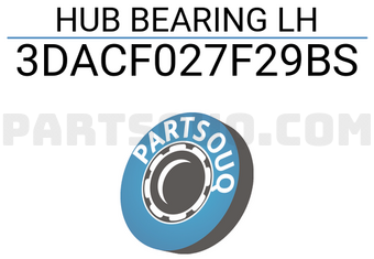 XBG 3DACF027F29BS HUB BEARING LH