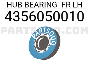 XBG 4356050010 HUB BEARING FR LH