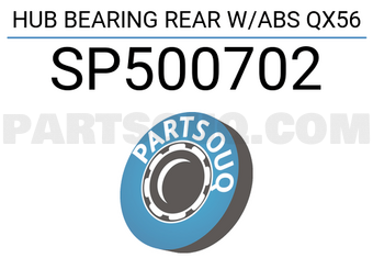 XBG SP500702 HUB BEARING REAR W/ABS QX56