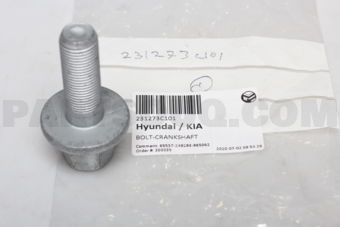 231273C101 BOLT-CRANKSHAFT