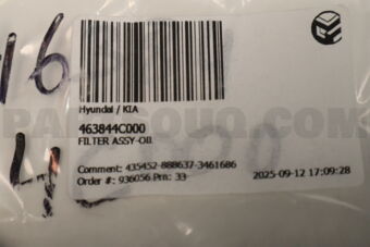 463844C000 FILTER ASSY-OIL