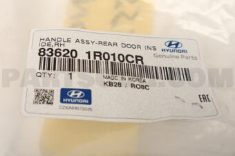 836201R010CR HDL ASSY-RR DR I/S,RH