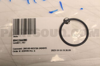 8941566080 GASKET; FRT