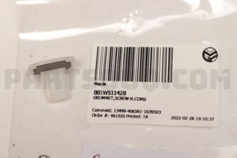 B01W51142B GROMMET,SCREW-R.COMB