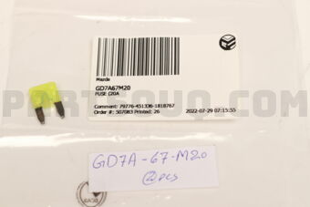 GD7A67M20 FUSE (20A)
