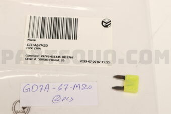 GD7A67M20 FUSE (20A)