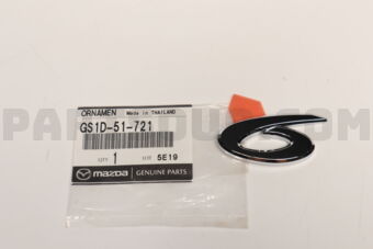 GS1D51721 ORNAMENT,CAR NAME-REAR