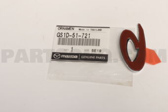 GS1D51721 ORNAMENT,CAR NAME-REAR