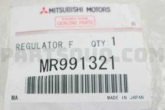 MR991321 Mitsubishi REGULATOR,FR DOOR WDO,LH