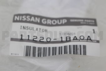 112201BA0A Nissan INSULATOR-ENGINE MOUNTING,FRONT