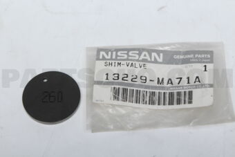 13229MA71A SHIM-VALVE