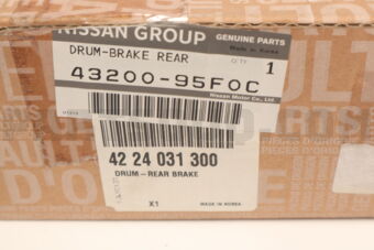 4320095F0C DRUM-BRAKE,REAR