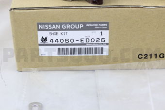 44060ED026 SHOE SET-REAR BRAKE