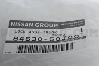 8463050J00 LOCK ASSY-TRUNK