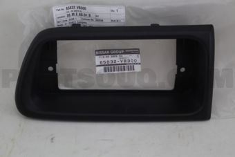 85832VB300 FINISH-REAR BUMPER,RH