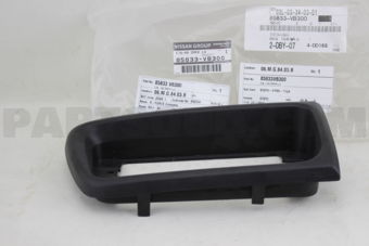 85833VB300 FINISH-REAR BUMPER,LH