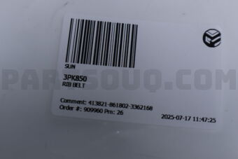 3PK850 RIB BELT