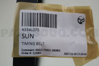 A334L075 TIMING BELT