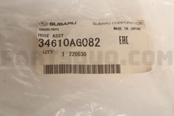 34610AG082 Subaru HOSE ASSY