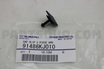 91486KJ010 CAP CLIP 2 PIECE UPR
