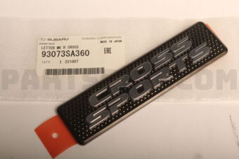 93073SA360 LETTER MK R CROSS