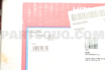 B3246 SHOCK ABSORBER FR LH